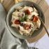 Pasta con ricotta pomodori e olive